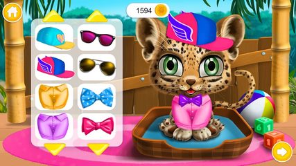 Screenshot 2: Baby Jungle Animal Hair Salon