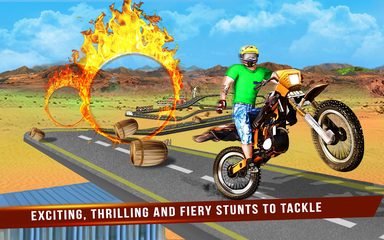 Screenshot 1: Mega Ramp Bike Stunts : Impossible Bike Game 2021