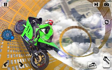Screenshot 3: Bike Impossible Tracks Race: 3D Motorcycle Stunts