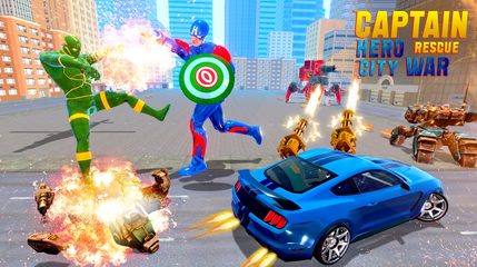 Screenshot 1: Grand Captain Superhero Rescue