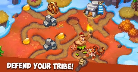 Screenshot 3: Caveman Dash - time management game