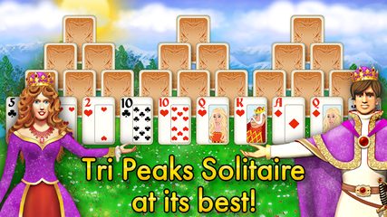 Screenshot 1: Magic Towers Solitaire - Tri Peaks