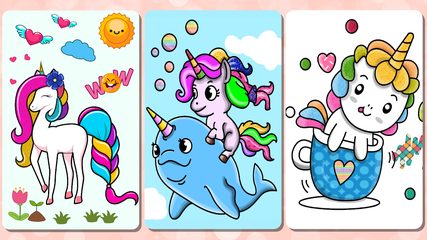 Screenshot 7: Unicorn Coloring Book & Unicorn Games for Girls