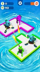 Screenshot 3: War of Rafts: Crazy Sea Battle