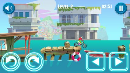 Screenshot 2: Moto Maniac - trial bike game