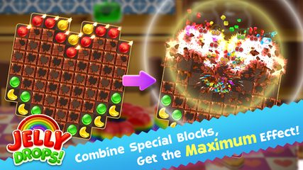 Screenshot 1: Jelly Drops - Puzzle Game