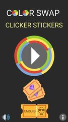 Screenshot 1: Color Swap Clicker Stickers