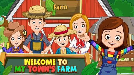 Screenshot 1: My Town: Animal Farm kids game