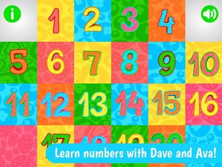 Screenshot 21: Numbers from Dave and Ava