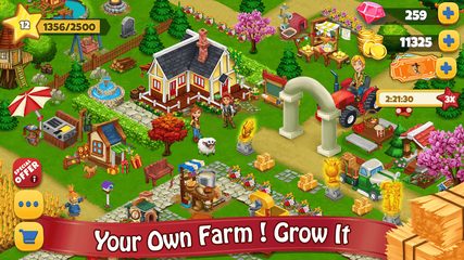 Screenshot 1: Farm Day Village Farming: Offline Games