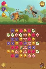 Screenshot 1: Flower Book Match3 Puzzle Game