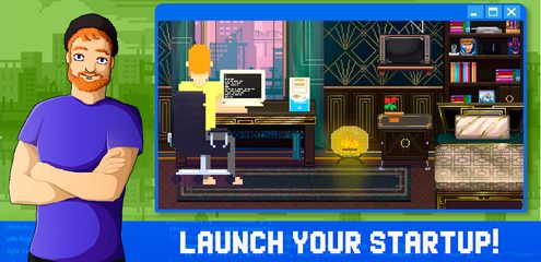 Screenshot 1: Idle Dev Empire Tycoon sim business game simulator