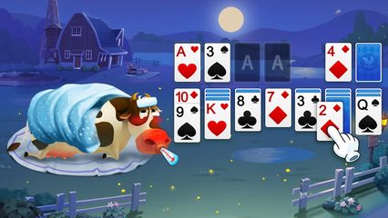 Screenshot 3: Solitaire - My Farm Friends