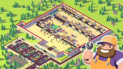 Screenshot 1: Car Industry Tycoon: Idle Sim
