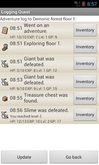 Screenshot 3: Logging Quest
