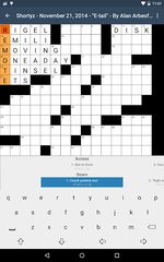Screenshot 2: Shortyz Crosswords