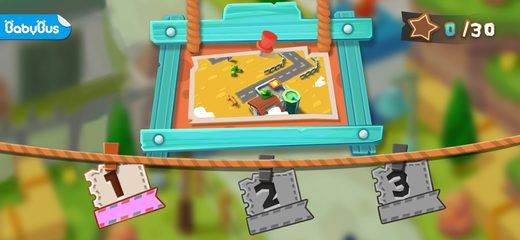 Screenshot 1: Little Panda's Puzzle Town 4+
