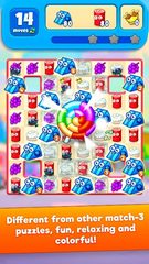 Screenshot 1: 🍒Sugar Heroes - World match 3 game!