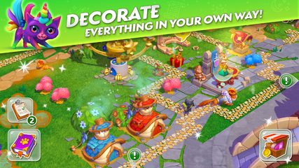 Screenshot 5: Cats & Magic: Dream Kingdom