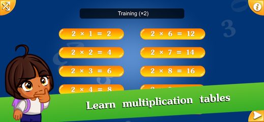 Screenshot 5: Math games for kids - Multiplication table (2х2)