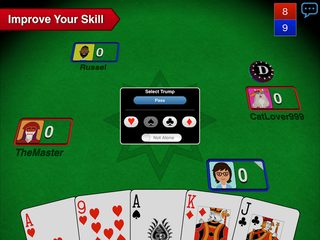 Screenshot 8: Euchre 3D