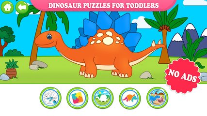 Screenshot 1: Dinosaur Puzzles for Kids