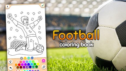 Screenshot 22: Football coloring book game