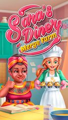 Screenshot 1: Saras Diner: Merge Farm