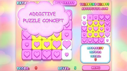 Screenshot 17: Valentine Hearts Collapse Game