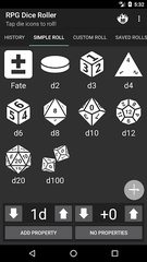 Screenshot 1: RPG Dice Roller - Original