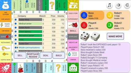 Screenshot 6: Monopolist Business Dice Board