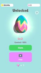 Screenshot 1: Rolling Egg 3D