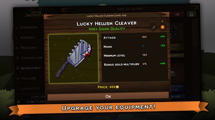 Screenshot 6: Tap the Monster - Medieval RPG Clicker