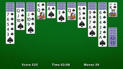Screenshot 1: Spider Solitaire