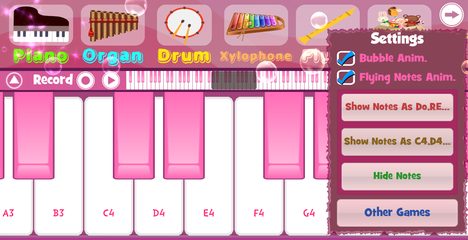 Screenshot 4: Pink Piano