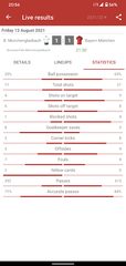 Screenshot 5: Live Scores for Bundesliga 2021/2022