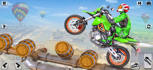 Screenshot 6: Bike 360 Flip Stunt game 3d 4+