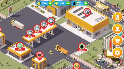 Screenshot 1: Fuel Inc - Gas Station builder sim