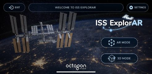 Screenshot 1: ISS ExplorAR