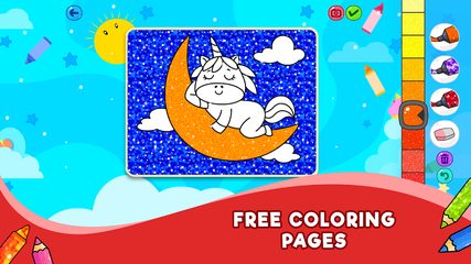 Screenshot 24: Unicorn Glitter Coloring Book: Coloring Unicorn🦄