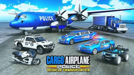 Screenshot 5: Cargo Airplane Police Vehicle