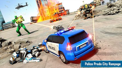 Screenshot 2: Police Robot Car Transform War