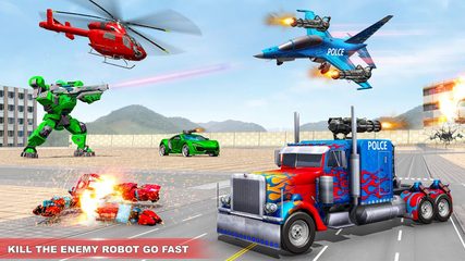 Screenshot 13: Police Truck Robot Game – Dino