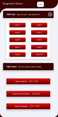 Screenshot 1: Calculus Math Quiz and Game