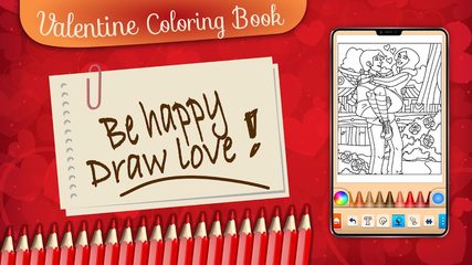 Screenshot 15: Valentines love coloring book