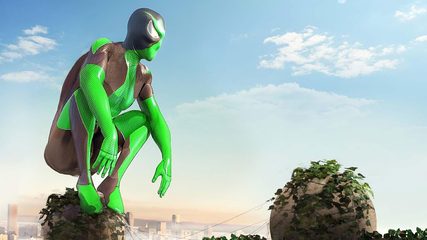 Screenshot 8: Rope Frog Ninja Hero Car Vegas