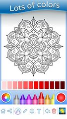 Screenshot 10: Flowers Mandala coloring book