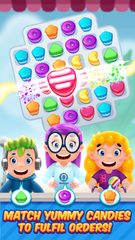 Screenshot 1: Gummy Land - Match 3 Games & Free Matching Puzzle!