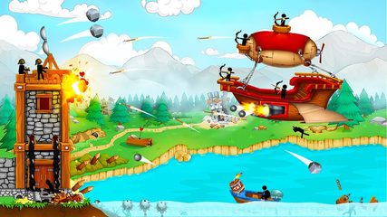 Screenshot 2: The Catapult: Stickman Pirates