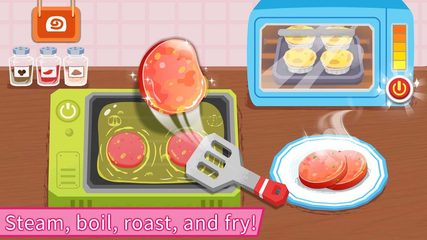 Screenshot 8: Baby Panda's Breakfast Cooking